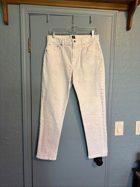 GAP White Girlfriend Jeans